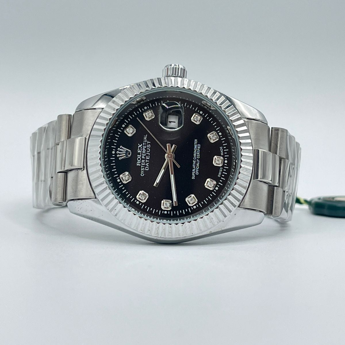Rolex black dail
