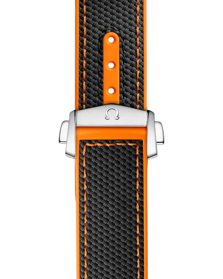 Seamaster Planet Ocean 300M 43.5 mm, steel on rubber strap