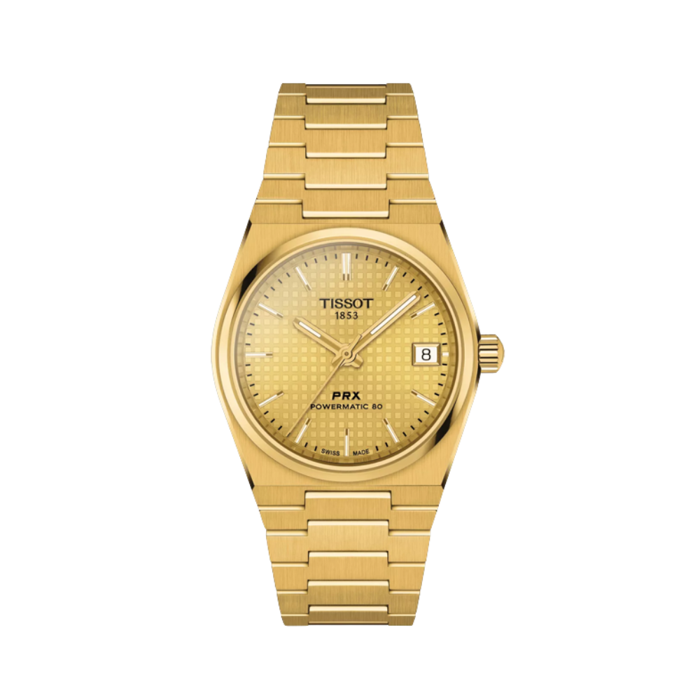 Tissot Golden Dial Watch – Pure Sophistication